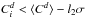\hbox{$C^d_i< \langle C^d \rangle -l_2 \sigma$}