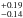 \hbox{$^{+0.19}_{-0.14}$}