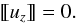 \begin{equation} \dleft u_z \dright = 0. \label{eq:2.9} \end{equation}