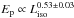 \hbox{$E_{\rm p}\propto L_{\rm iso}^{0.53\pm0.03}$}
