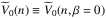 \hbox{$\widetilde{V}_{0}(n) \equiv \widetilde{V}_{0}(n, \beta=0)$}
