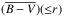 \hbox{$(\overline{B-V})({\leq}r)$}