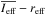 \hbox{$\overline{I_{\rm eff}} - r_{\rm eff }$}