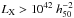 \hbox{$L_{\rm X} > 10^{42} ~h_{50}^{-2}$}