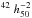 \hbox{$^{42}\ h_{50}^{-2}$}