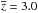 \hbox{$\overline{z}=3.0$}