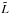 \hbox{$\tilde{L}$}