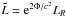 \hbox{$\tilde{L}=\ee^{2{\Phi/c^2}}{L}_R$}