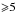 \hbox{${\geqslant}5$}