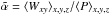 \hbox{$\tilde{\alpha}=\langle{W_{xy}}\rangle_{x,y,z}/\langle{P}\rangle_{x,y,z}$}
