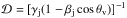 \hbox{$\mathcal{D}=[\gamma_{\rm j}(1-\beta_{\rm j}\cos \theta_{\rm v})]^{-1}$}