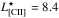 \hbox{$L^\star_{\rm [CII]}=8.4$}