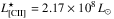 \hbox{$L_{\rm {[CII]}}^{\star}=2.17\times10^8\,L_\odot$}