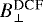 $B^{\textsc{DCF}}_{\perp}$