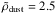 \hbox{$\tilde{\rho}_{\rm dust}= 2.5$}