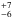 \hbox{$^{+7}_{-6}$}