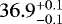 $36.9^{+0.1}_{-0.1}$