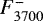 $F^-_{3700}$