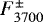 $F^{\pm}_{3700}$