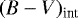 $(B-V)_{\textrm{int}}$