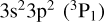 $3\textrm{s}^23\textrm{p}^2~(^3\textrm{P}_{1})$