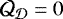 $\CQ_{{\cal D}}=0$