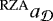$^{\textrm{RZA}}a_{{\cal D}}$
