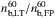 \hbox{$n_{\rm b,LT}^{60}/n_{\rm b,FP}^{60}$}