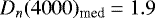 $D_n(4000)_{\textrm{med}} = 1.9$