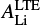 $A_{\textrm{Li}}^{\textrm{LTE}}$