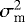 $\sigma_{\textrm{m}}^2$