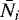 $\bar{N}_i$