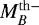 $\smash{M_B^{\mathrm{th}-}}$