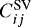 $C_{ij}^{\textrm{SV}}$