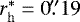 $r_{\mathrm{h}}^&#x002A;=0\farcs19$