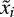 $\tilde{x}_i$