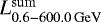 $L^{\rm{sum}}_{0.6-600.0\,\rm{GeV}}$