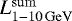$L^{\rm{sum}}_{1-10\,\rm{GeV}}$