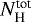 $N_{\textrm{H}}^{\textrm{tot}}$