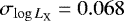 $\sigma_{\log{{L_{\textrm{X}}}}}=0.068$