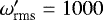 $\omega&#x0027;_{\textrm{rms}}=1000$