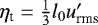 $\eta_{\textrm{t}}=\frac{1}{3}l_0\ur$