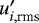 $u&#x0027;_{i,\textrm{rms}}$