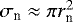 $\sigma_{\textrm{n}}\approx\pi r_{\textrm{n}}^{2}$