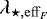 $\lambda_{\star,\mathrm{eff}_F}$