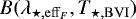 $B(\lambda_{\star,\mathrm{eff}_F},T_{\star,\rm BVI})$