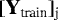 $[\bf Y_{\textrm{train}}]_{\textrm{j}}$