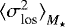 ${\langle\sigma_{\textrm{los}}^2\rangle}_{{M_{\star}}}$
