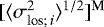 $[\langle\sigma_{\textrm{los};\,i}^2\rangle^{1/2}]^{\textrm{M}}$