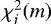 $\chi^2_i(m)$